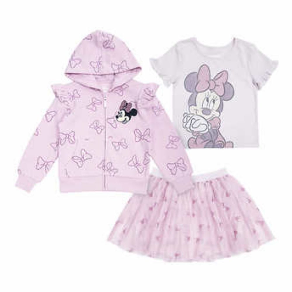 Disney Kids' Minnie 3-piece Set with Tutu